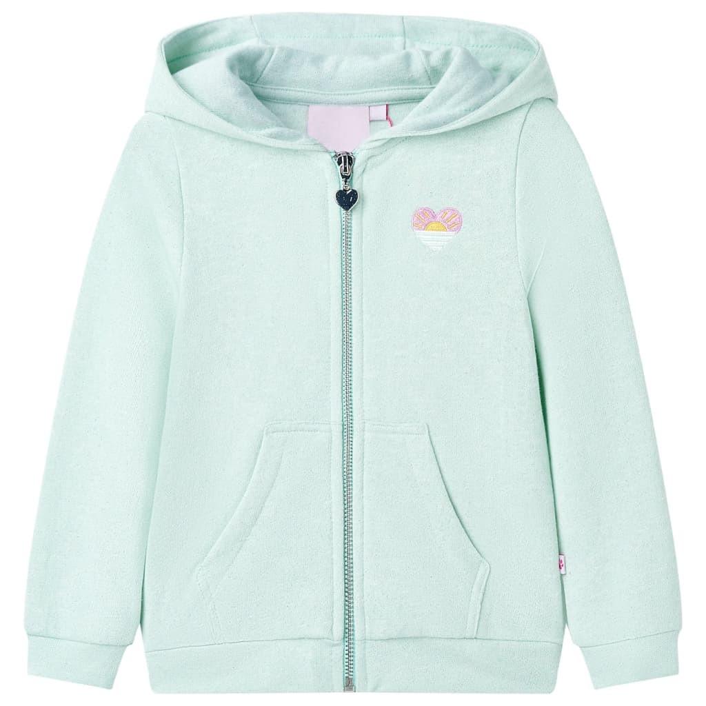 Image of Kinder Kapuzenpullover Unisex Grün ONE SIZE