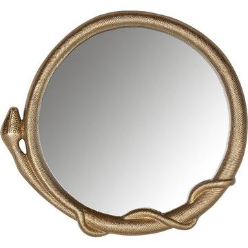 Specchio Fiona Snake oro 80x74