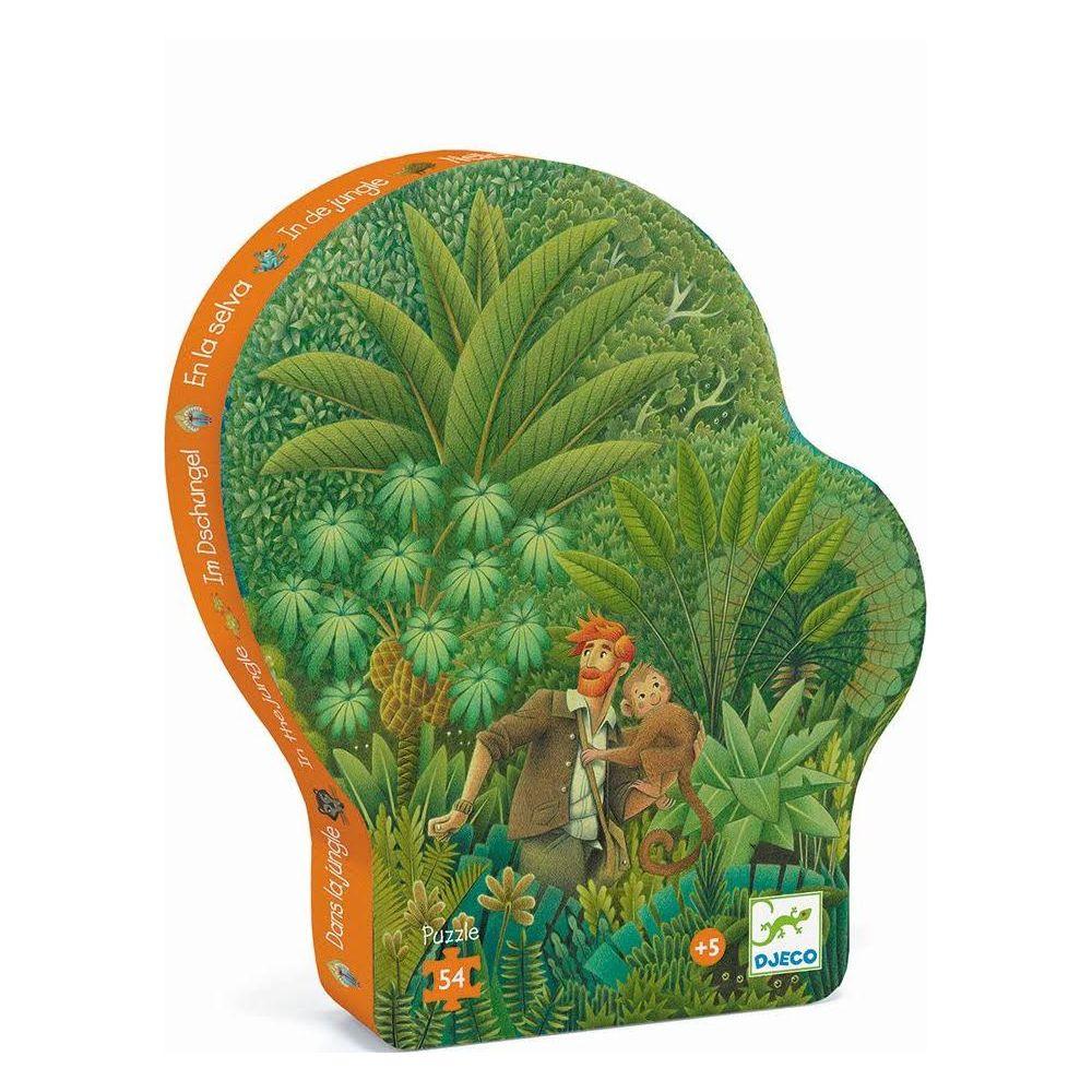 Djeco  Djeco Puzzles silhouettes Dans la jungle - 54 pcs 