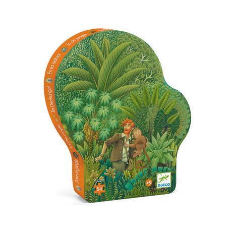 Djeco  Djeco Puzzles silhouettes Dans la jungle - 54 pcs 