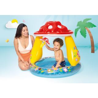 Intex  Aufblasbares Planschbecken für Kinder, Fliegenpilzdach, Intex 57114 