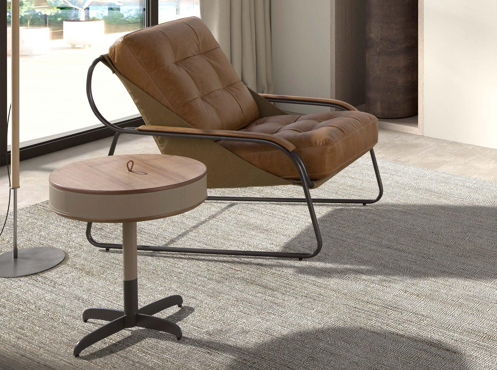 ANGEL CERDA Table d'angle ronde  