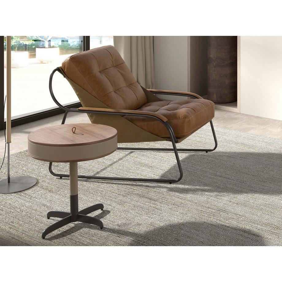 ANGEL CERDA Table d'angle ronde  