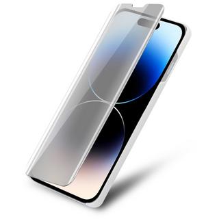 Cadorabo  Housse compatible avec Apple iPhone 14 PRO - Clear View étui de protection miroir avec fonction de support Protection à 360 degrés 