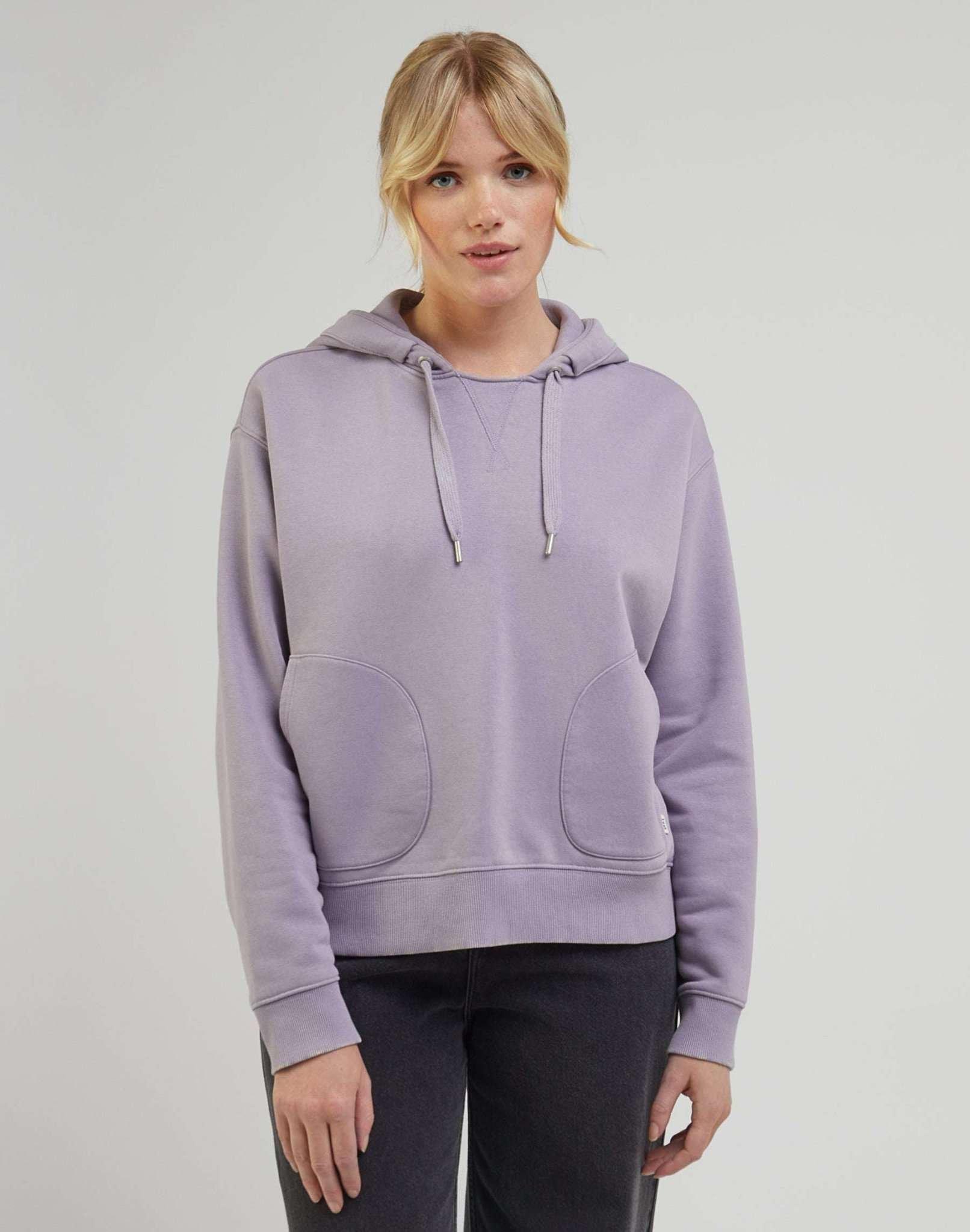 Image of Sweatshirts Relaxed Hoodie Damen Violett S