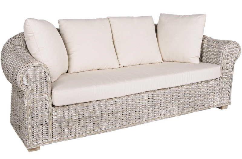 Image of Gartensofa mit Kissen Coba (3-Sitzer) Gartensofa mit Kissen Coba (3-Sitzer)