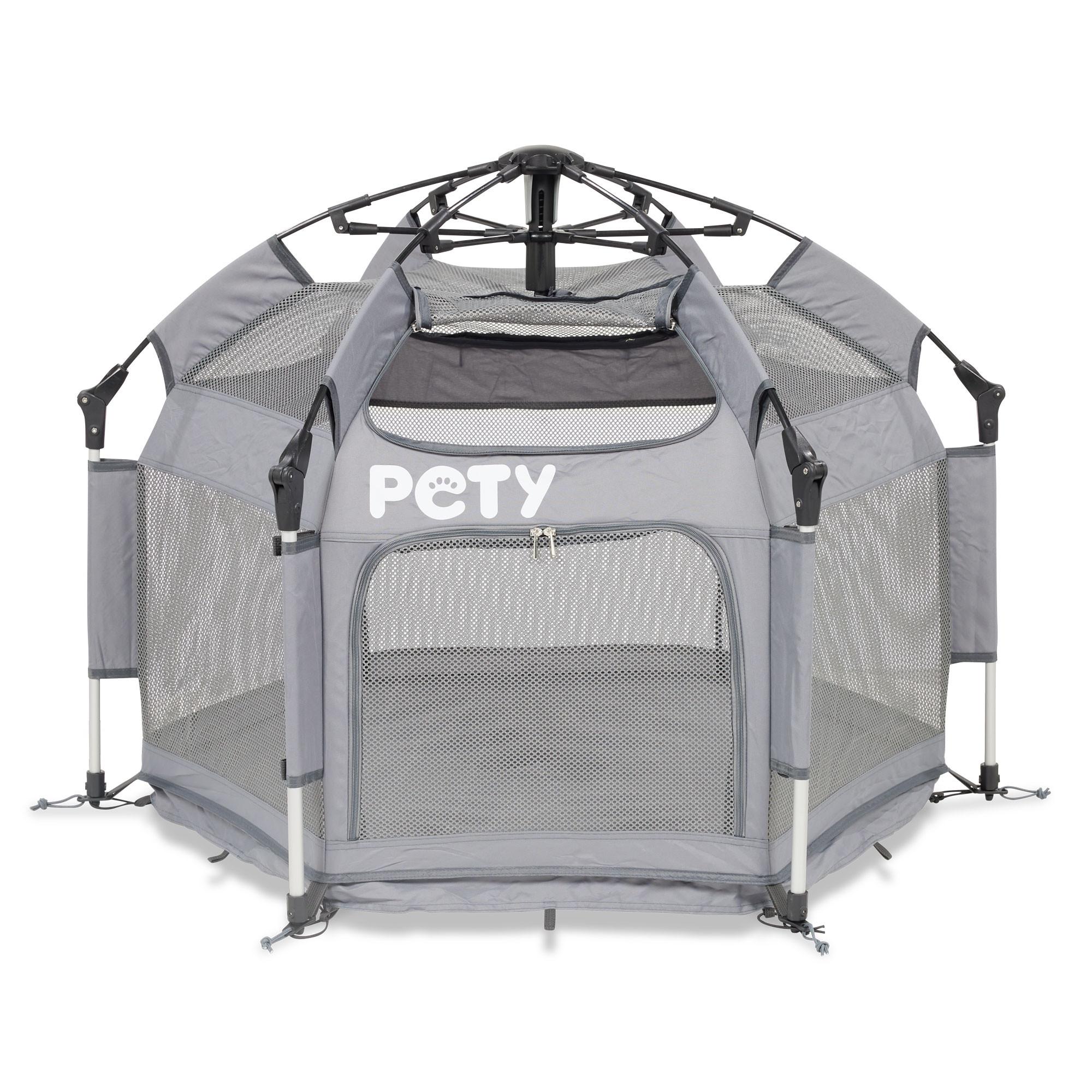 PETY  Pety playpen piccolo con tappetino e tetto per cani 