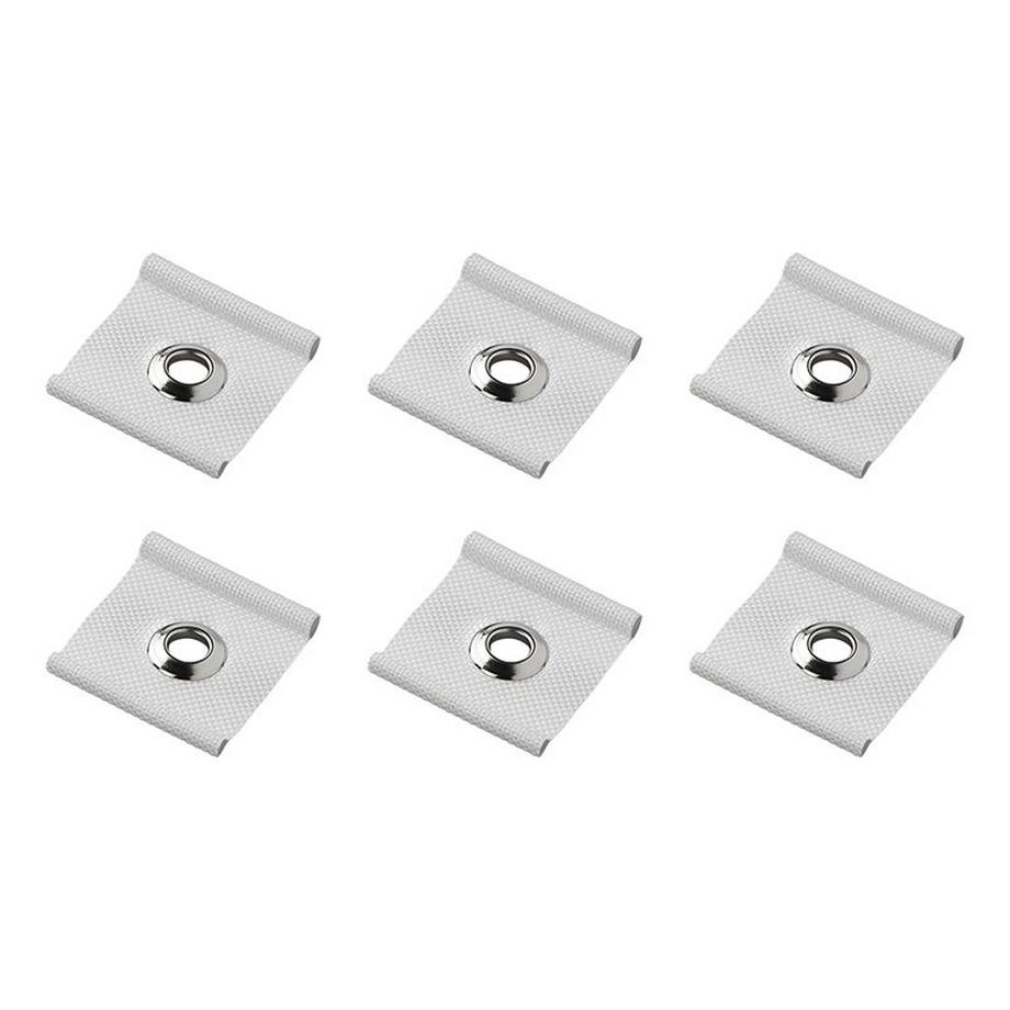 Aufhänger mit Öse für Zeltschiene 5/6 mm und 7/8 mm – Set mit 6 Stück