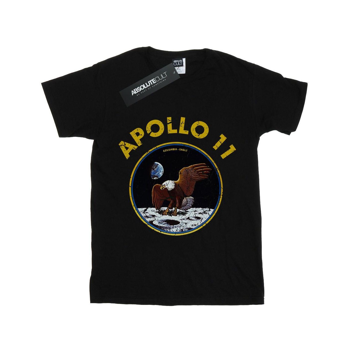 Image of Classic Apollo 11 Tshirt Mädchen Schwarz 152-158