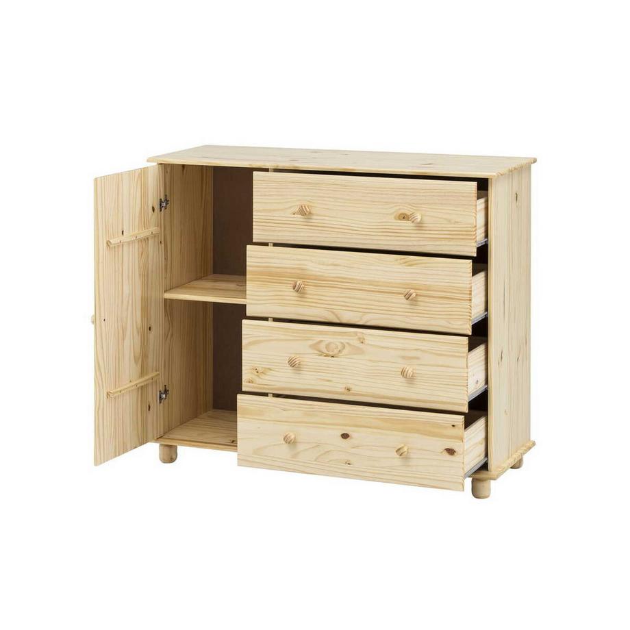 mutoni Kommode Mavero Kiefer natur 121x102  