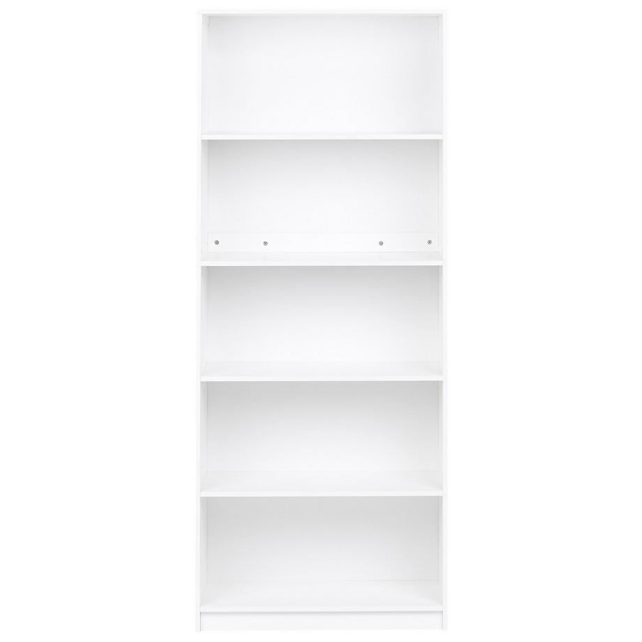 Beliani Bücherregal mit 5 Ebenen aus Faserplatte Minimalistisch ZEHNA  