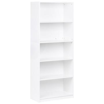 Bücherregal mit 5 Ebenen aus Faserplatte Minimalistisch ZEHNA