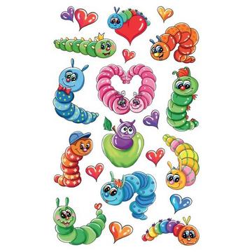 Z-DESIGN Sticker Kids 3D 53158 Raupen 1 Stück