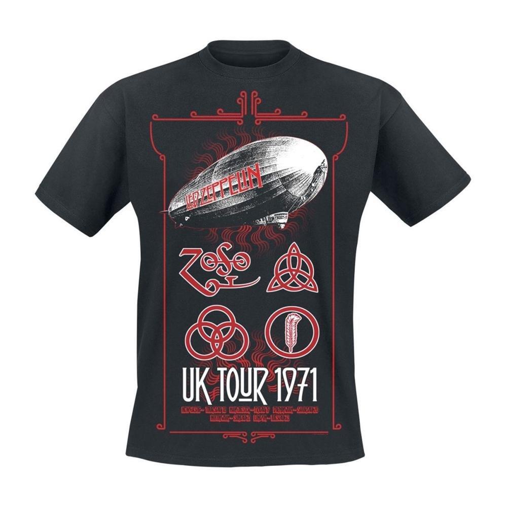 Image of Uk Tour 1971 Tshirt Damen Schwarz M