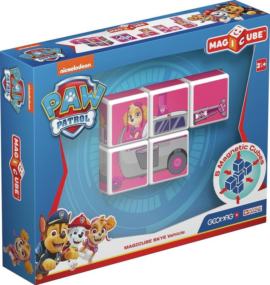 Geomag  MagiCube PAW PATROL 081 Skye's Helicopter 5 Magnetwürfel für Konstruktionen 