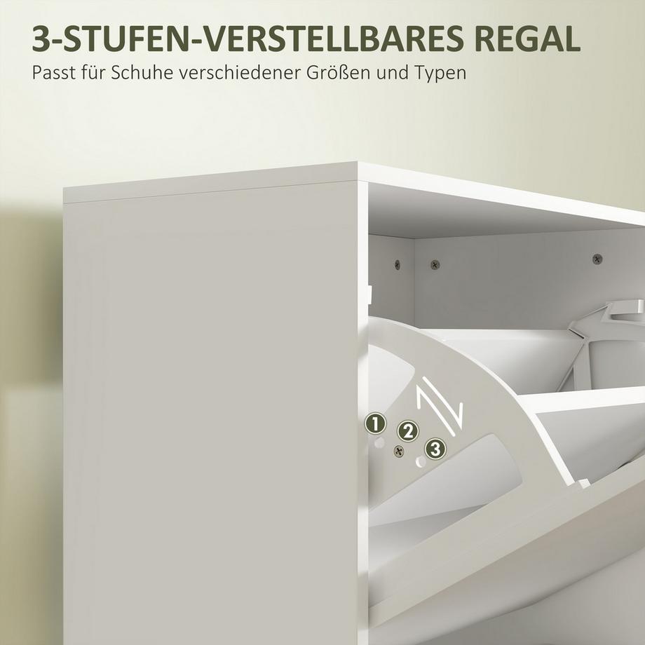 HOMCOM Meuble à chaussures  