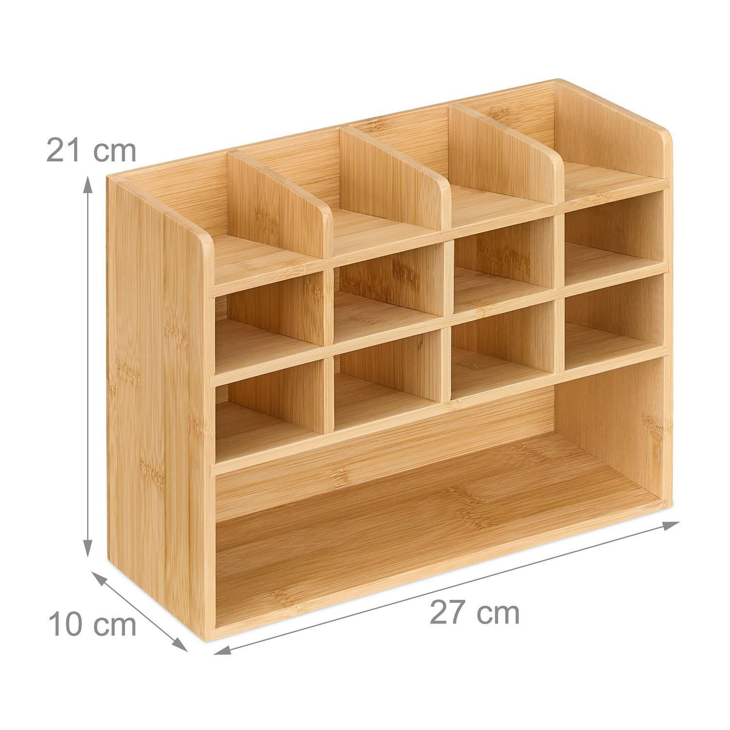 Northio Organizer da scrivania in bambù  