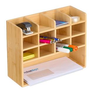 Northio Organizer da scrivania in bambù  