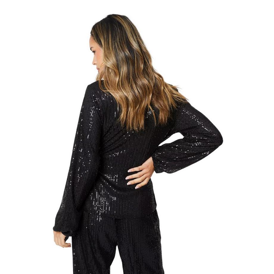 Dorothy Perkins Top a portafoglio con cintura da annodare  