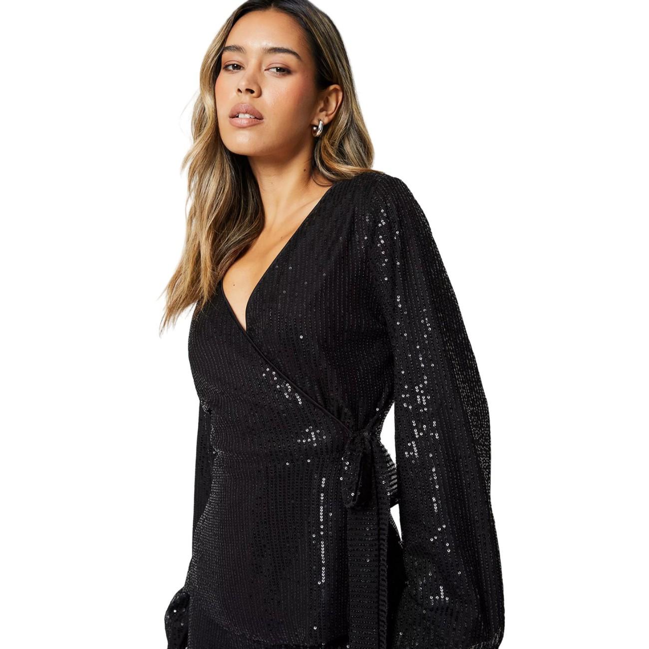 Dorothy Perkins Haut portefeuille avec ceinture à nouer  