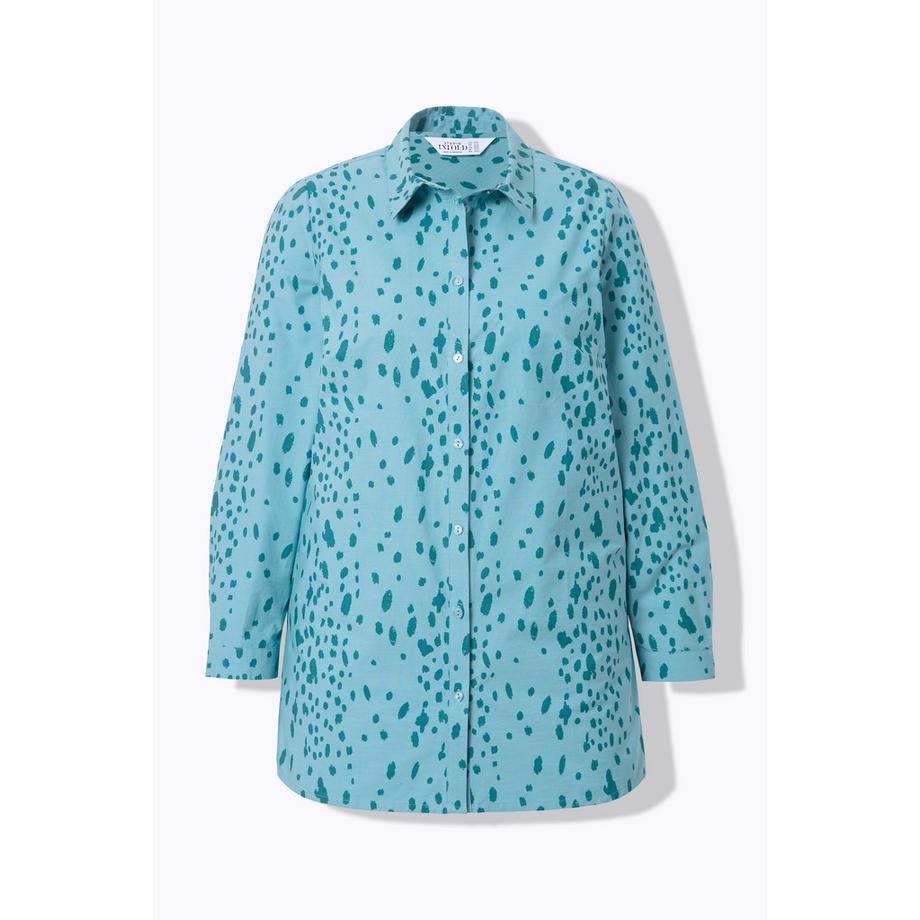 Studio Untold Chemisier Boxy Coupe Impression Mouchetée  