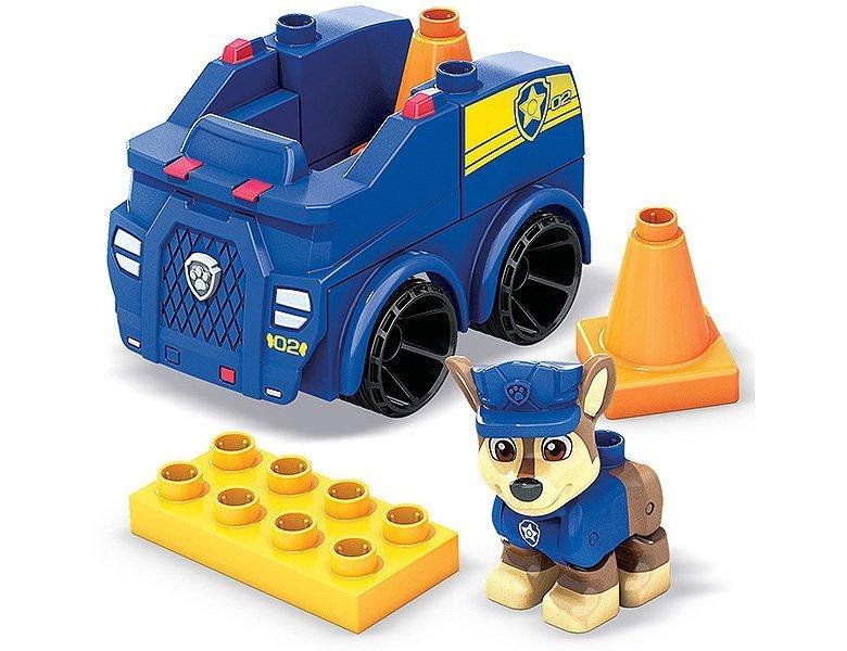 MEGA BLOKS  Paw Patrol Chase's Patrol Car (10Teile) 