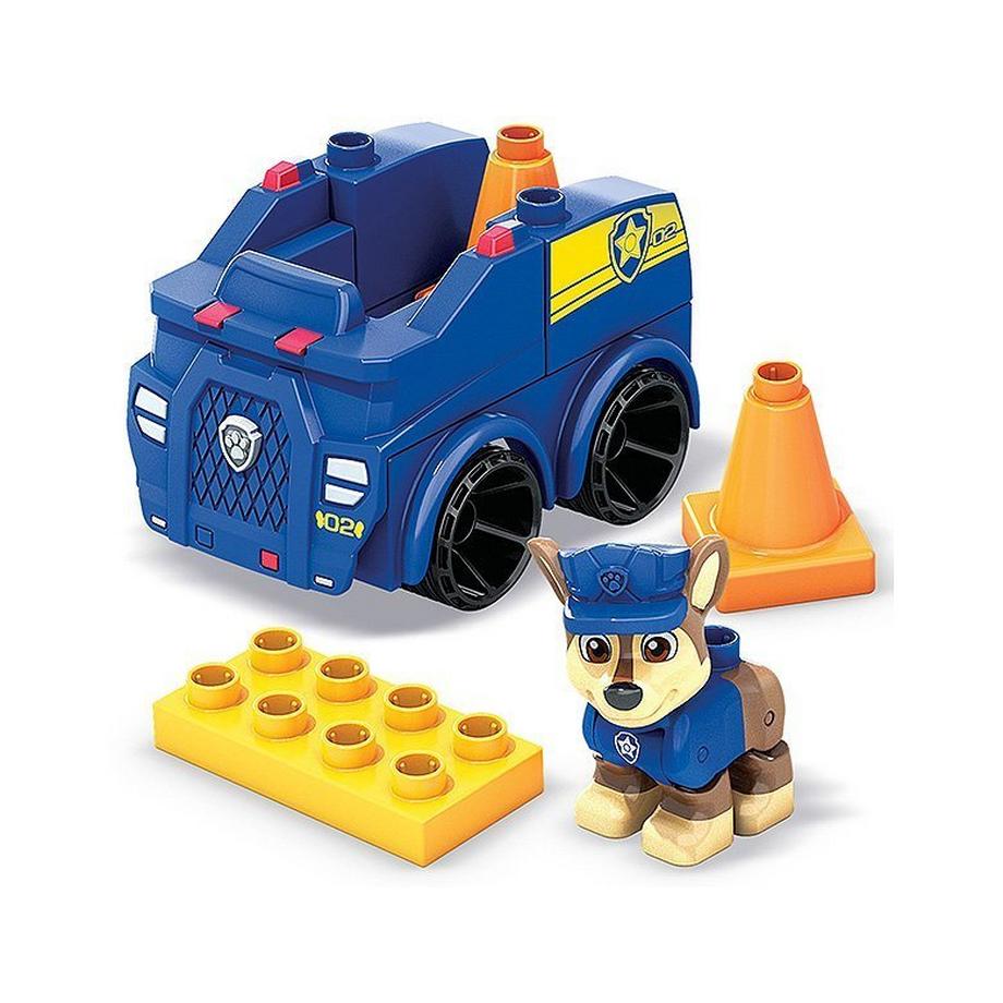MEGA BLOKS  Paw Patrol Chase's Patrol Car (10Teile) 