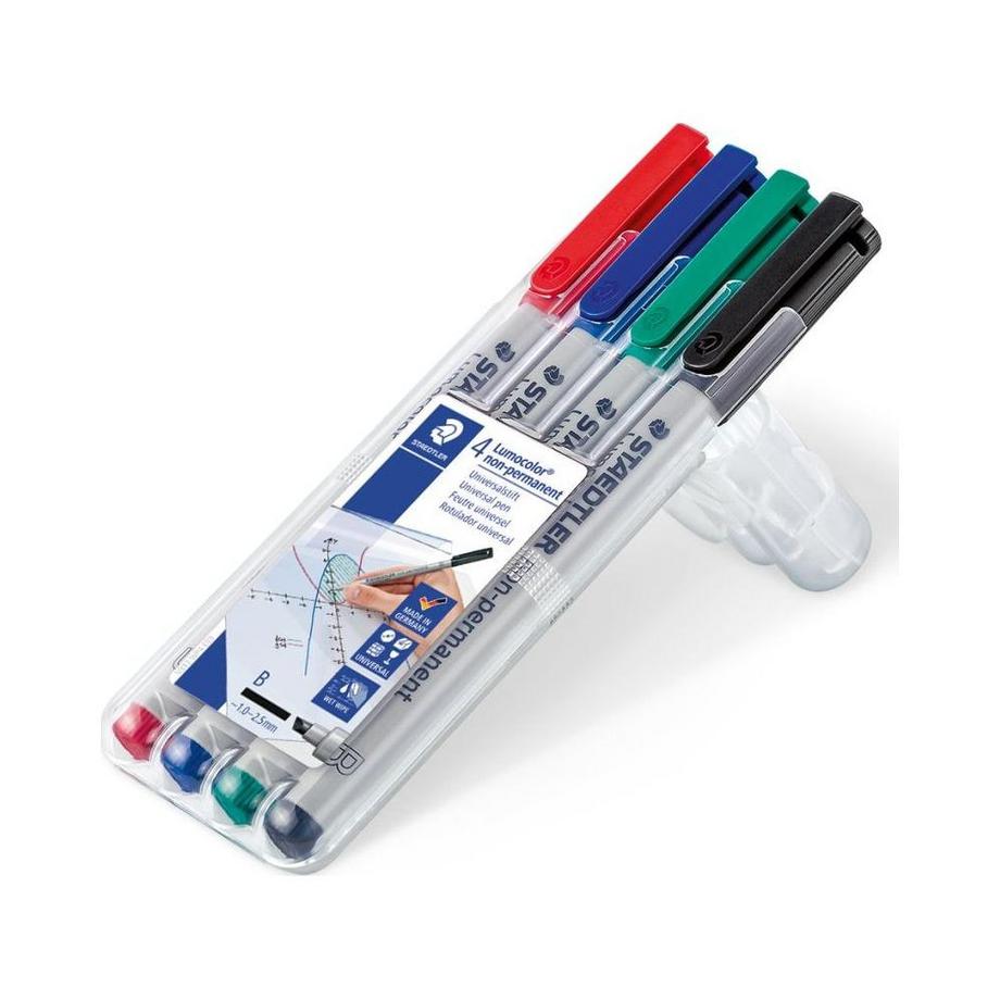 STAEDTLER Staedtler 312 WP4 evidenziatore 1 pz Nero, Blu, Marrone, Verde, Arancione, Rosso, Viola, Giallo  