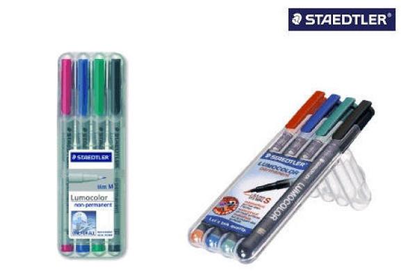 STAEDTLER Staedtler 312 WP4 evidenziatore 1 pz Nero, Blu, Marrone, Verde, Arancione, Rosso, Viola, Giallo  