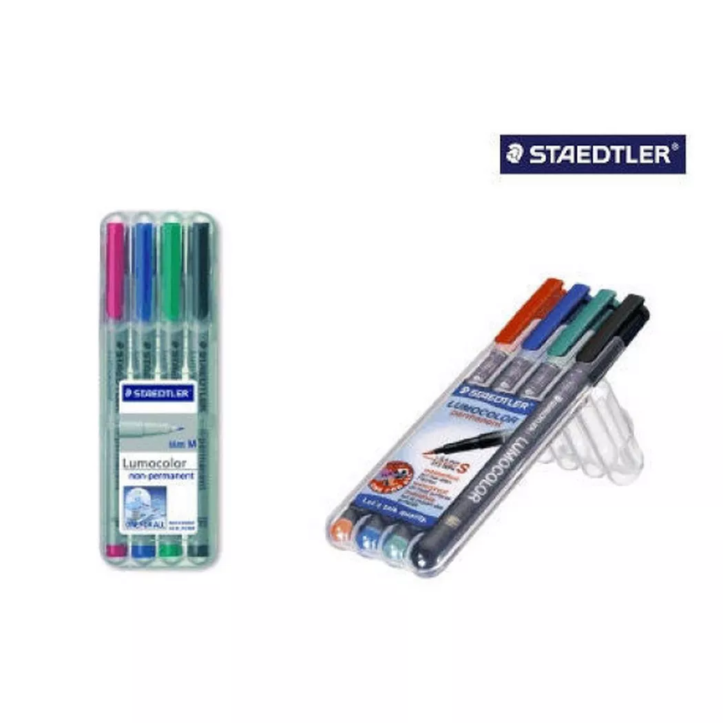 Staedtler Folienstift Lumocolor B nonpermanent 4St