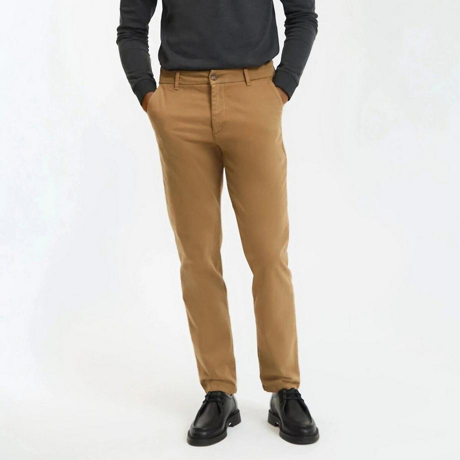 La Redoute Collections Pantalon chino Signature Tapered Fit  