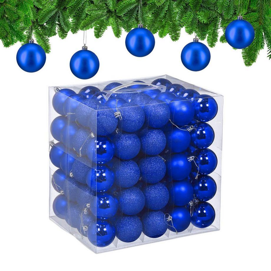 Set di palline per albero di Natale, confezione da 100