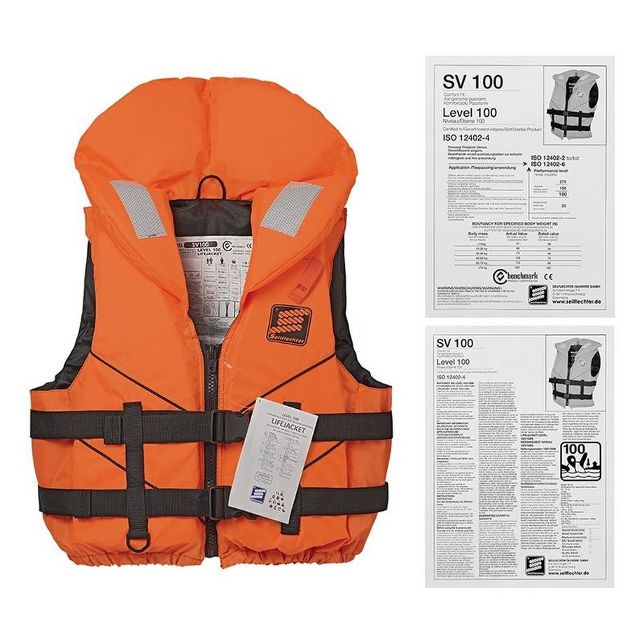 Pricenet  Schwimmweste Tornado XL/XXL für Erwachsene >70 kg. 100N / ISO 12402-4 