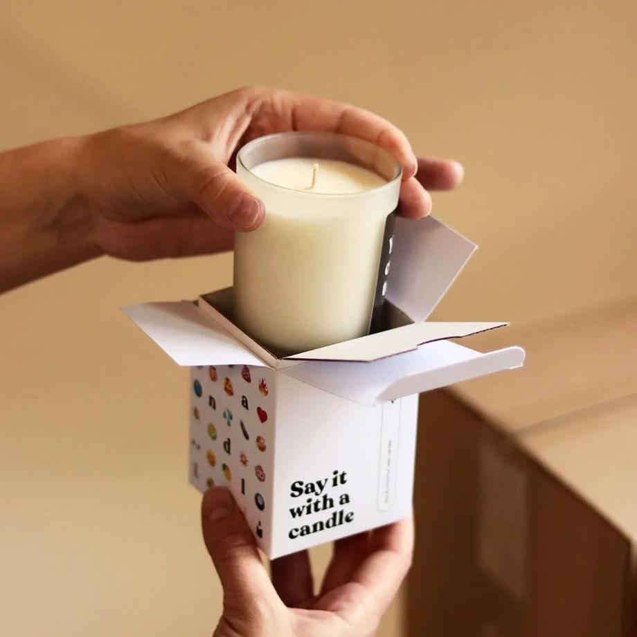 CandleHand Duftkerze Woody Due to inflation, this is your gift  