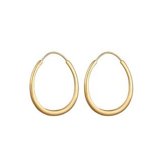 Elli  Ohrringe Creolen Oval 