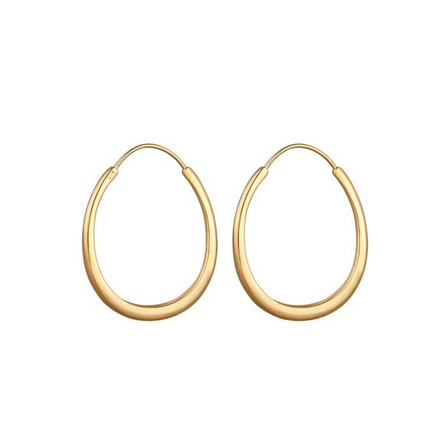 Elli  Boucles d'Oreilles Créoles Ouvert 