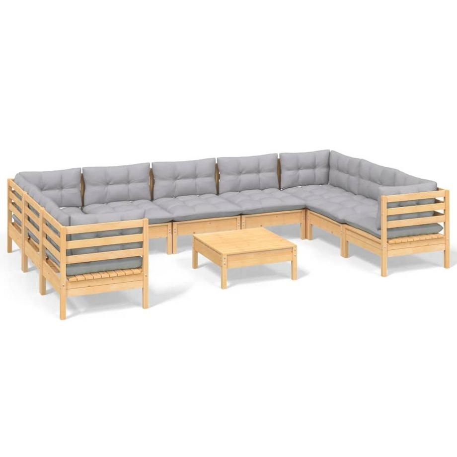 set salotto da giardino Legno di pino