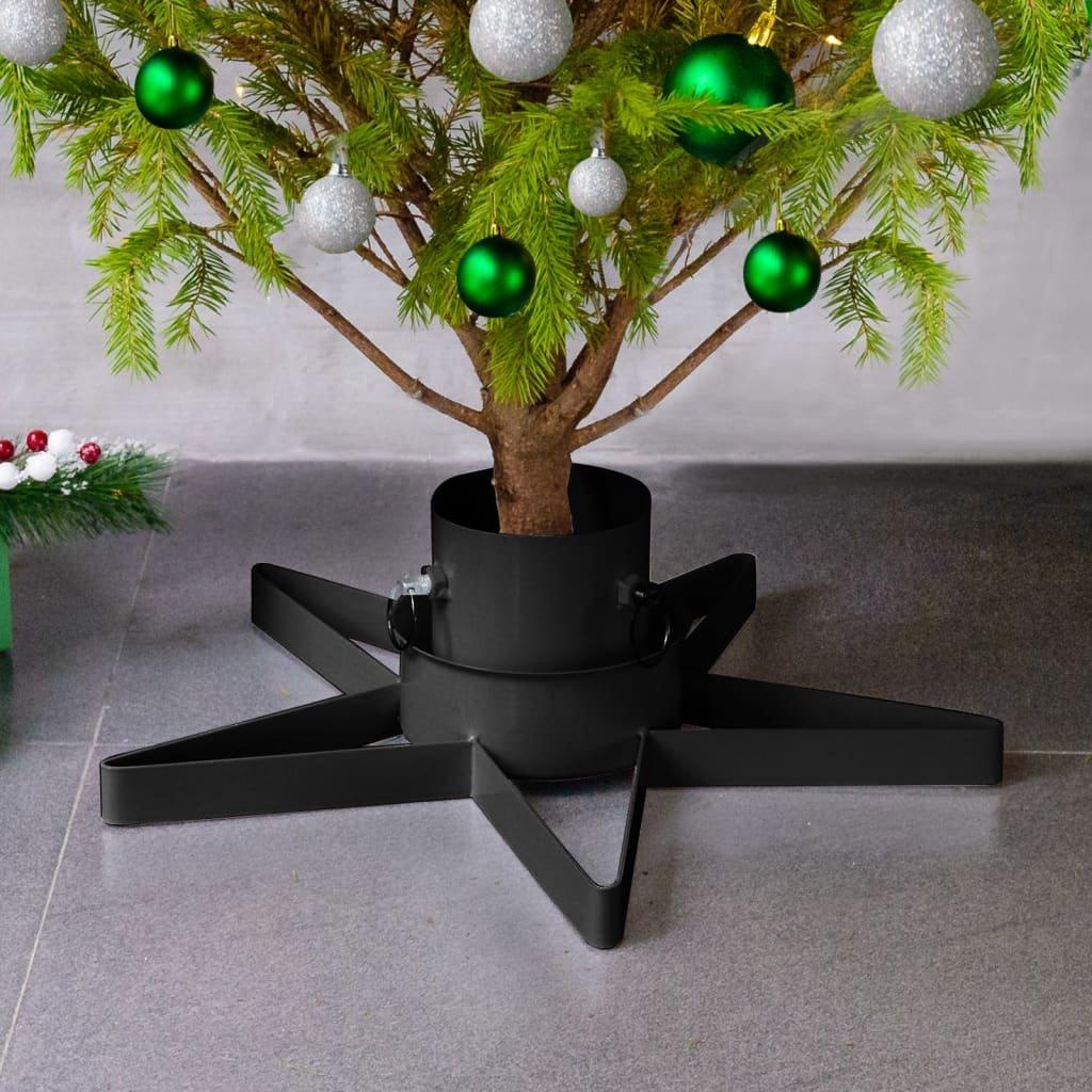 VidaXL Support d'arbre de noël métal  