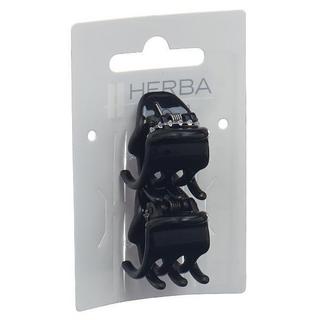 HERBA  Klammer, schwarz, 2 Stk., 2.2 cm 