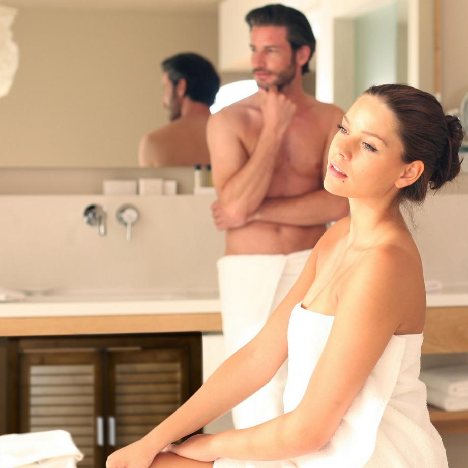 B2X Meuble sous-vasque marron LAMELL  