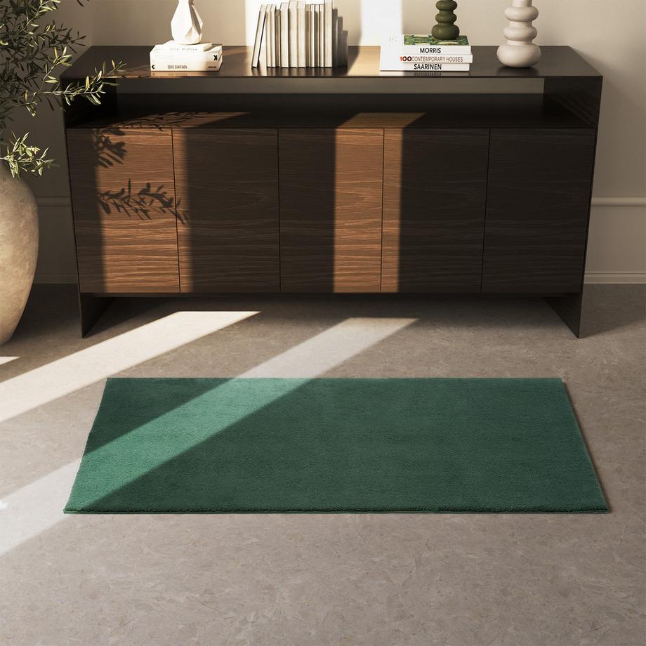 Tectake Tapis à poils ras SOFT ZONE surface douce, poids du velours 1630 g/m²  