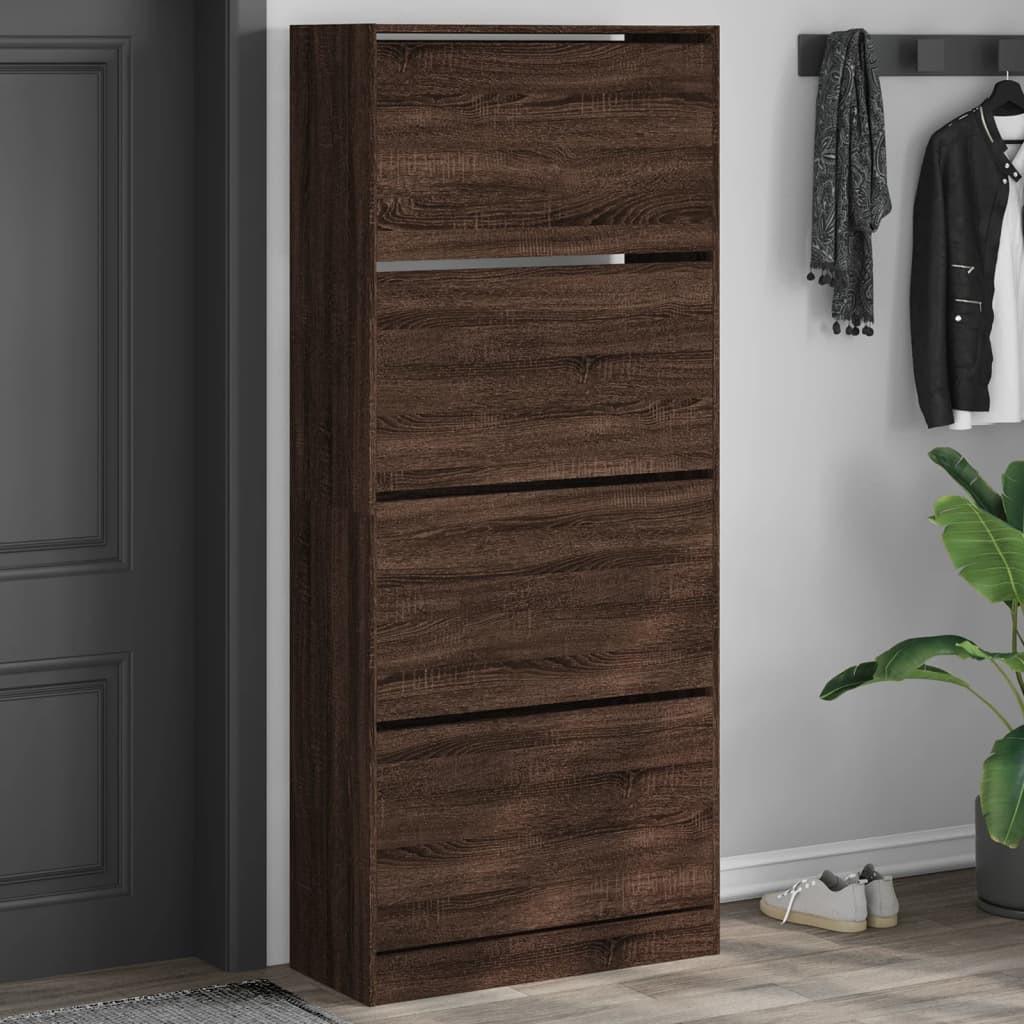 VidaXL Armoire à chaussures bois d'ingénierie  