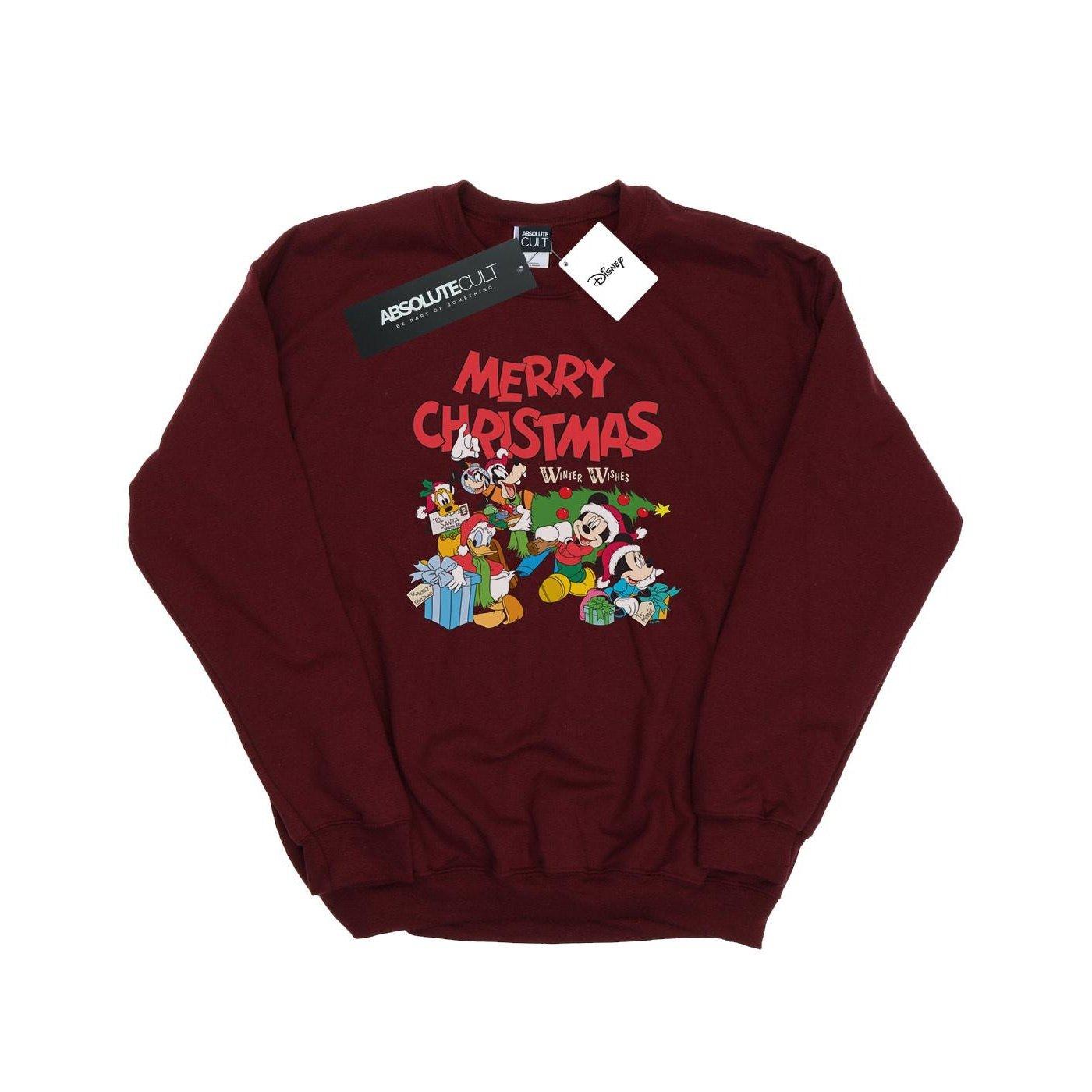 Disney  Sweat MICKEY MOUSE AND FRIENDSWINTER WISHES 