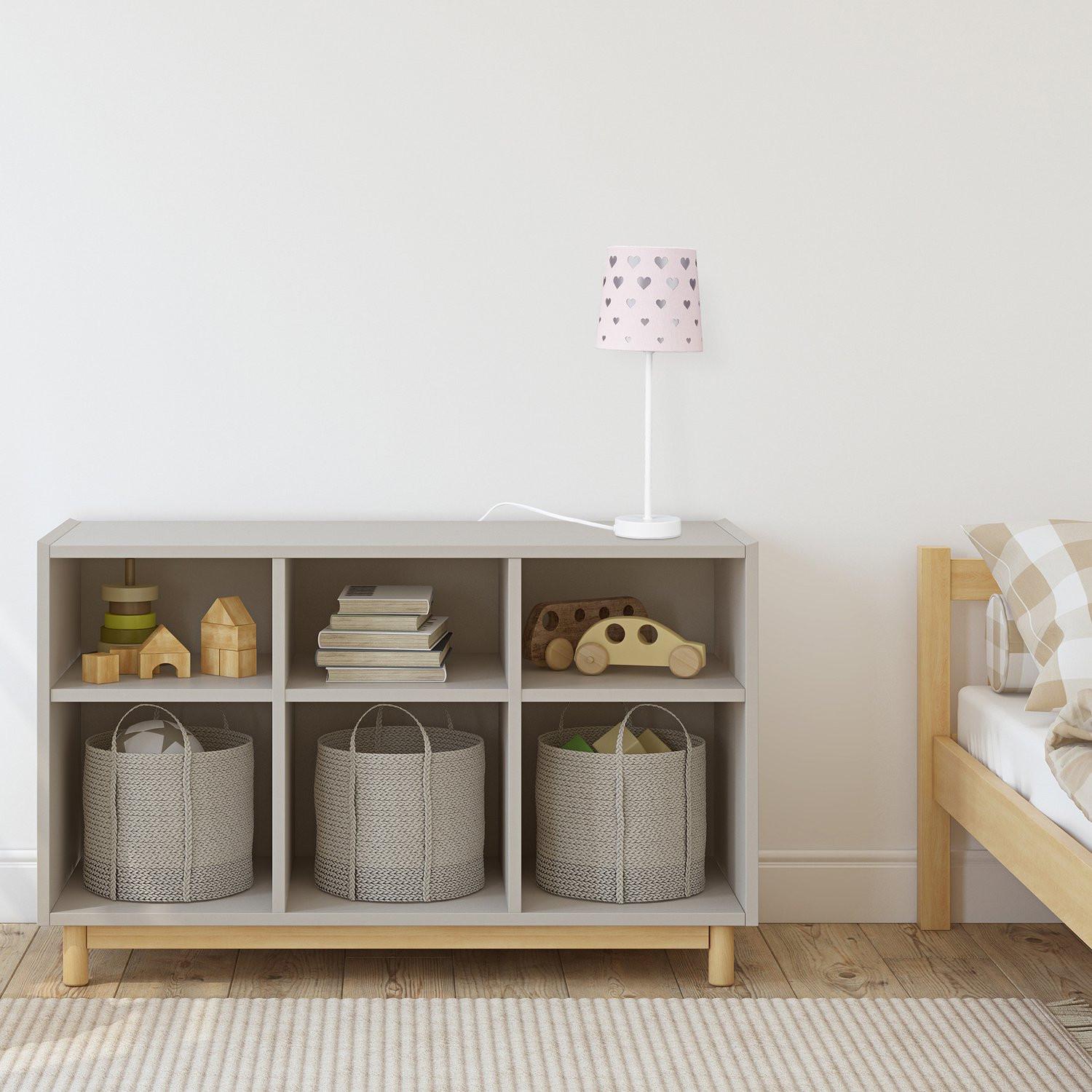 B2X Lampada da notte per bambini con cuori  