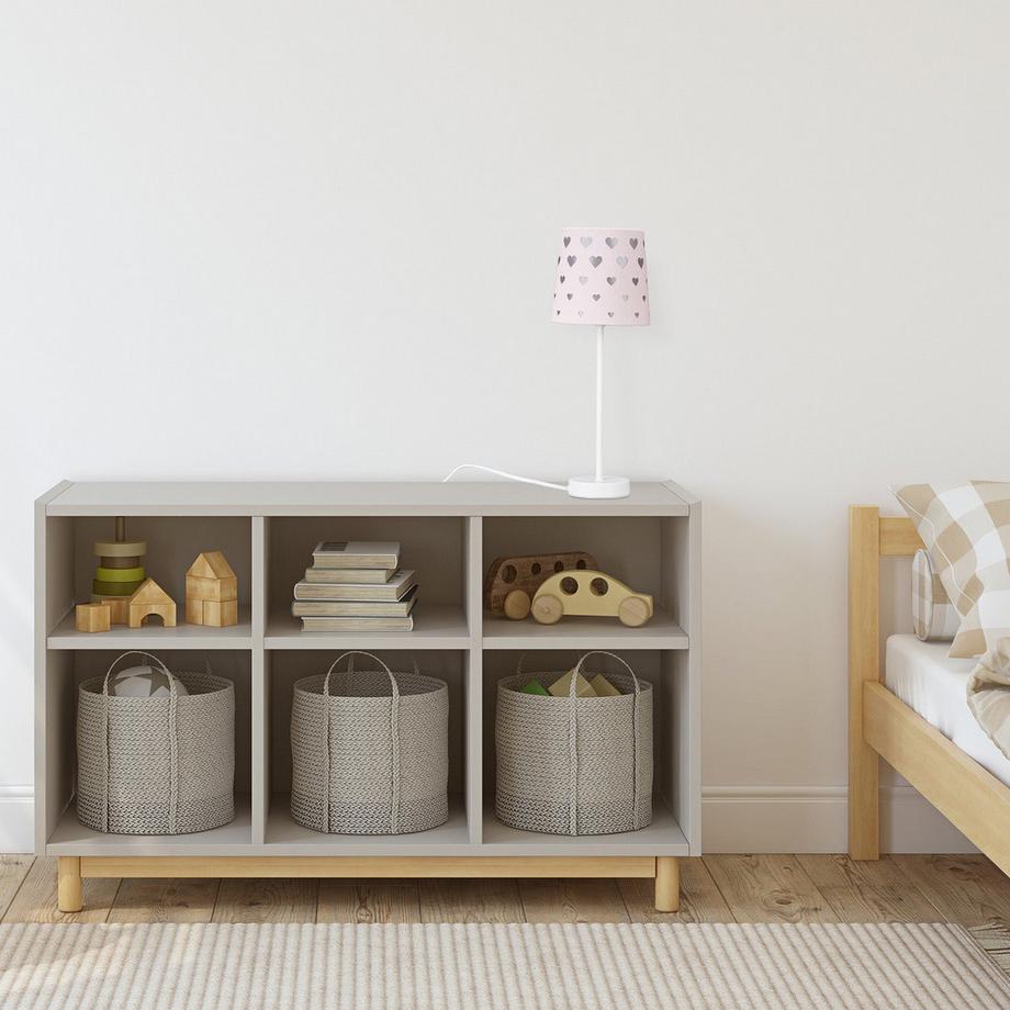 B2X Lampada da notte per bambini con cuori  