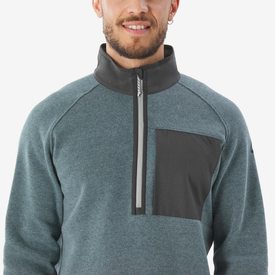 QUECHUA Wanderpullover 1/2 Reissverschluss  