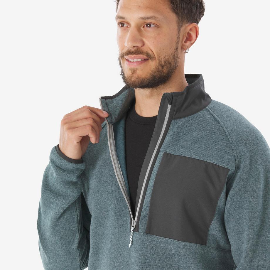 QUECHUA Wanderpullover 1/2 Reissverschluss  