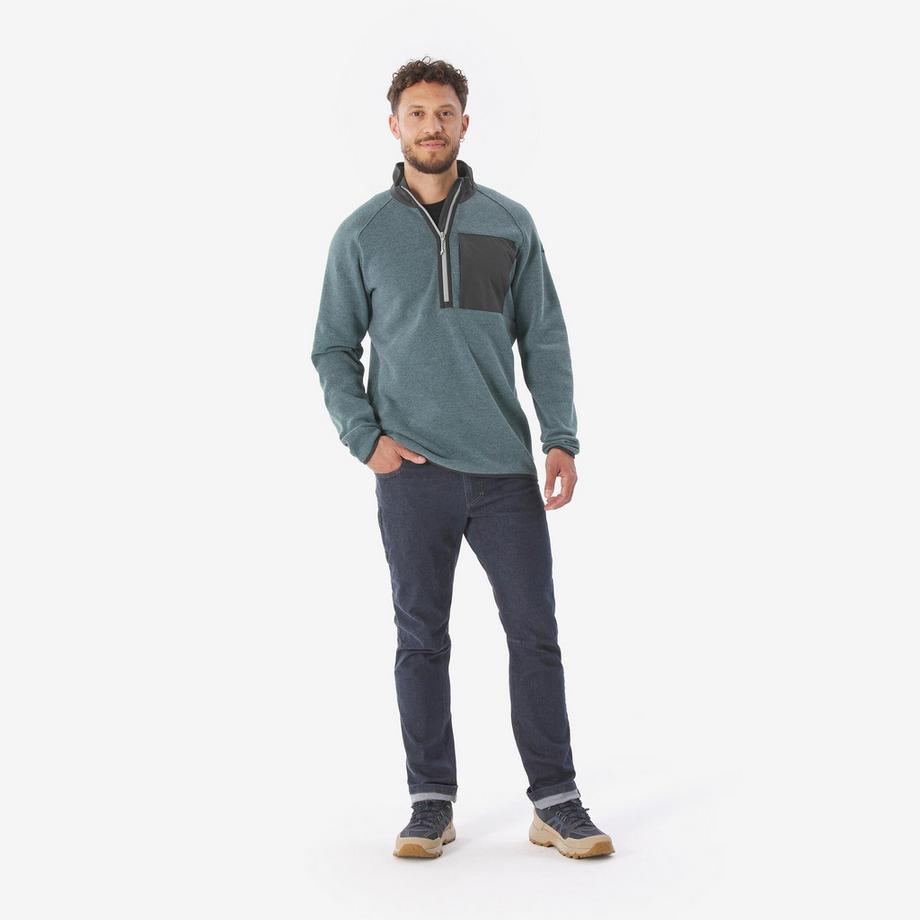 QUECHUA Wanderpullover 1/2 Reissverschluss  