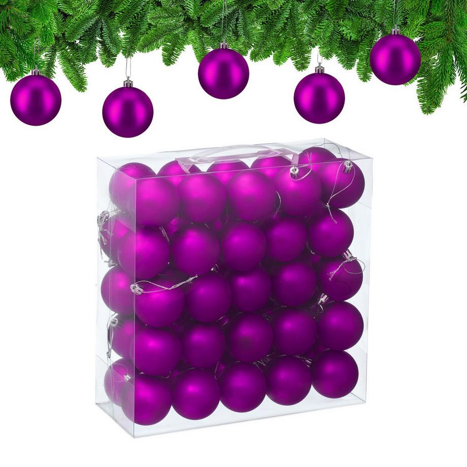 Set di palline di Natale opache