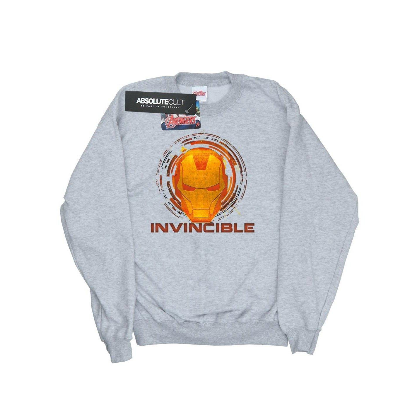 Image of Iron Man Invincible Sweatshirt Unisex Grau 152-158